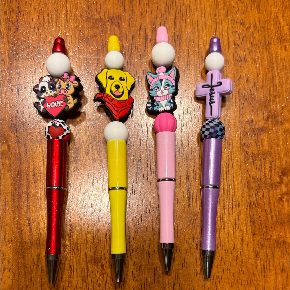 Colorful Character Pen Set - Picture 2 of 6